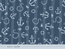 Load image into Gallery viewer, "Anchors Away" Personalized Stationery