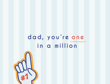 Load image into Gallery viewer, "Happy Father's Day" Single Card