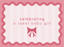 Load image into Gallery viewer, &quot;Celebrating Baby Girl&quot; Single Card
