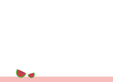 Load image into Gallery viewer, &quot;Whimsical Watermelon&quot; Personalized Stationery&quot;
