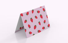 Load image into Gallery viewer, &quot;Sweet Strawberries&quot; Single Card
